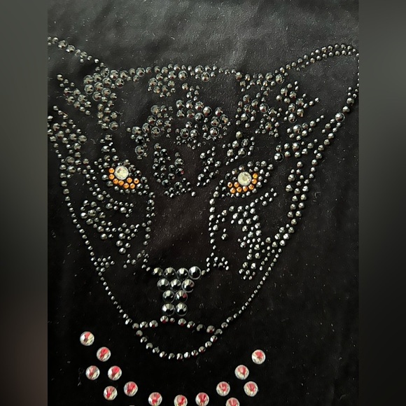 Sonya Rykiel Vintage Tiger Velvet Top - Picture 17 of 17